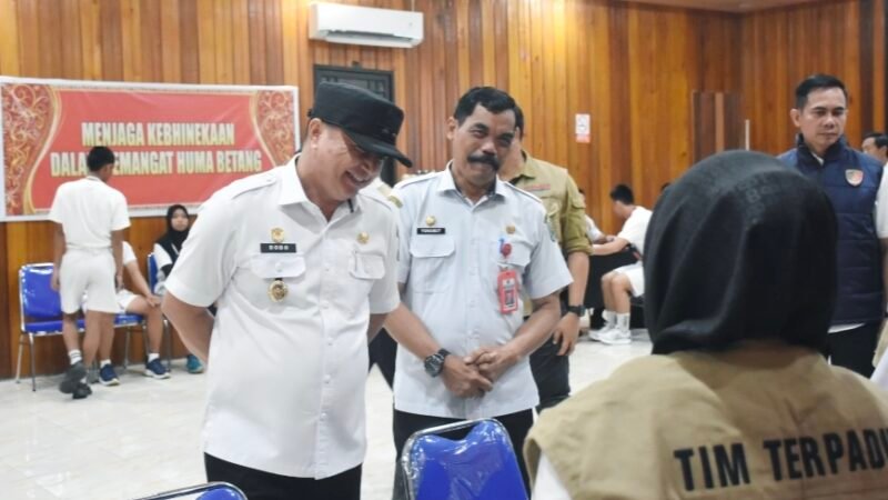 Tes Urine Bagi Peserta Seleksi Calon Paskibraka, Pemkab Kapuas Gelar Deteksi Dini Penyalahgunaan Narkotika