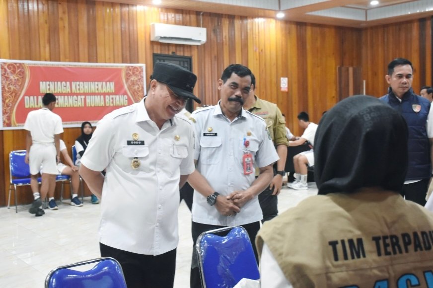 Tes Urine Bagi Peserta Seleksi Calon Paskibraka, Pemkab Kapuas Gelar Deteksi Dini Penyalahgunaan Narkotika