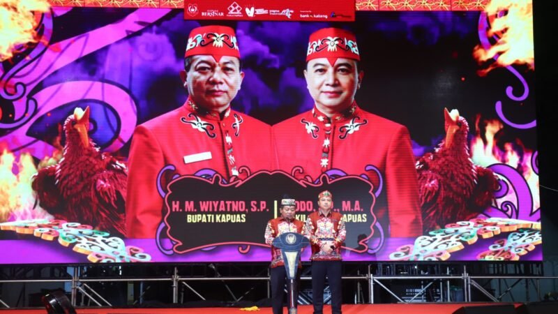 Bupati dan Wakil Bupati Hadiri Pesta Rakyat Pestaforia Vol. 03 Meriahkan HUT Kabupaten Kapuas