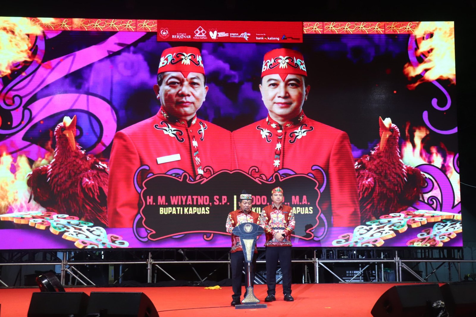 Bupati dan Wakil Bupati Hadiri Pesta Rakyat Pestaforia Vol. 03 Meriahkan HUT Kabupaten Kapuas