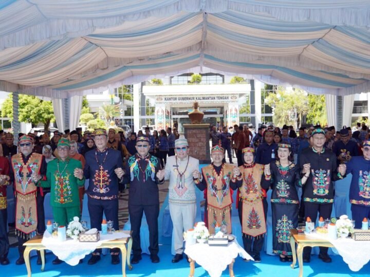 Gubernur Kalteng Hadiri Upacara Hardiknas, Hari Bumi dan Hari Otda