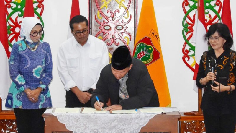 Pemprov Kalteng Tandatangani Nota Kesepakatan Penyelenggaraan Pendidikan Vokasi Pertanian dengan Kementan RI