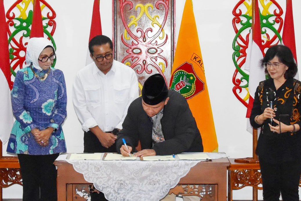 Pemprov Kalteng Tandatangani Nota Kesepakatan Penyelenggaraan Pendidikan Vokasi Pertanian dengan Kementan RI