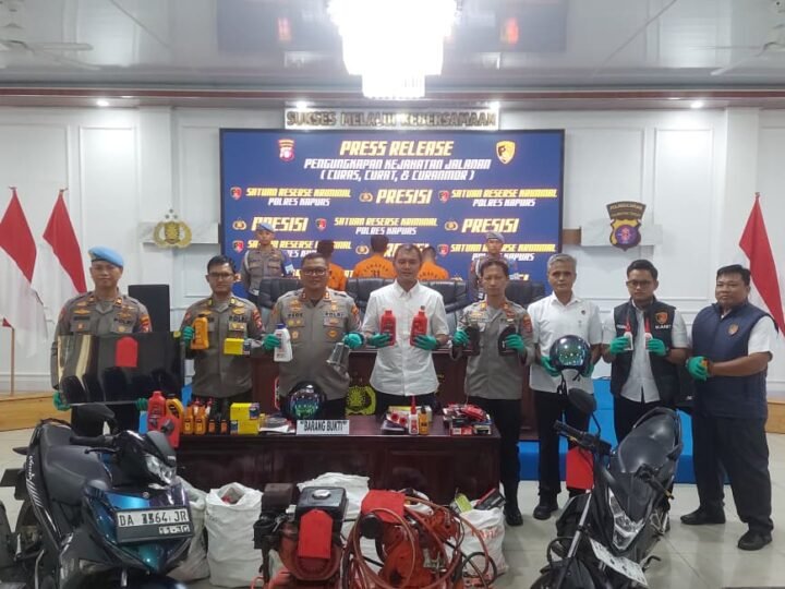 Tiga Pelaku Curas Lintas Provinsi Dibekuk Polres Kapuas