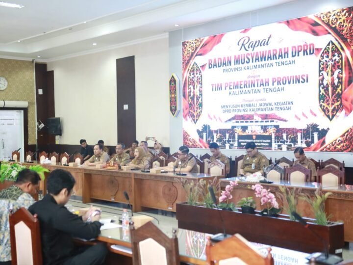 Tim Pemprov Kalteng Hadiri Rapat Banmus DPRD, Penetapan Agenda Strategis DPRD Hingga Akhir Juli 2026