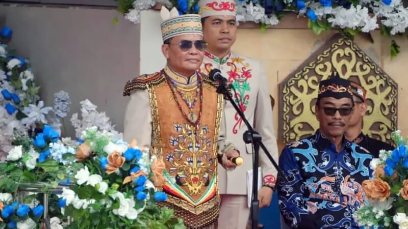 Gubernur Kalimantan Tengah Pimpin Upacara Peringatan Hari Jadi Barito Utara yang ke-76