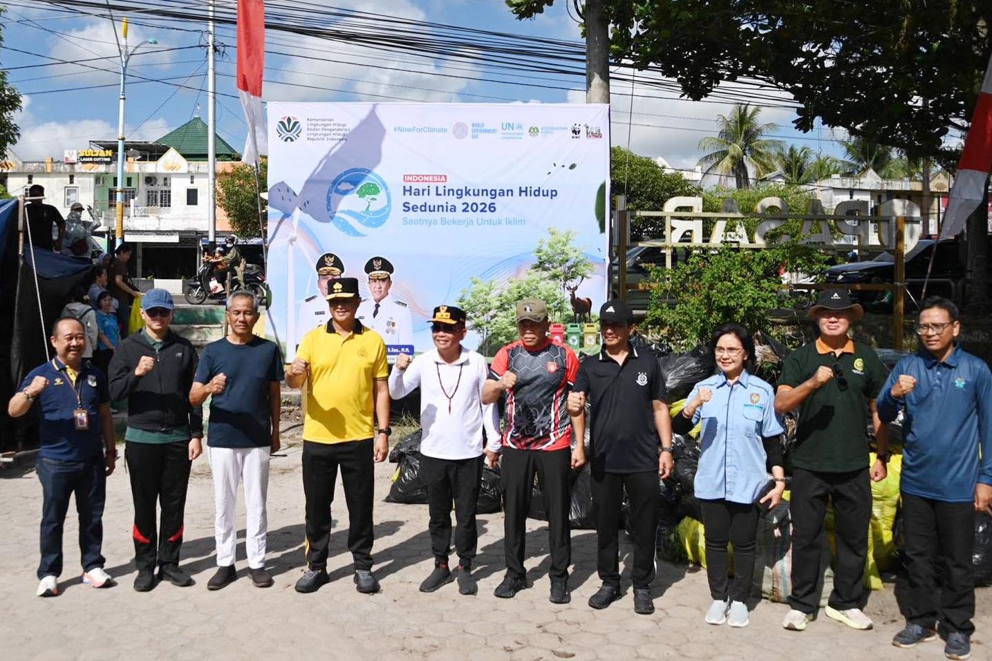 Pemprov Kalteng Gelar Aksi Korvei di Kawasan Pasar Kahayan Peringati Hari Lingkungan Hidup Sedunia 2026