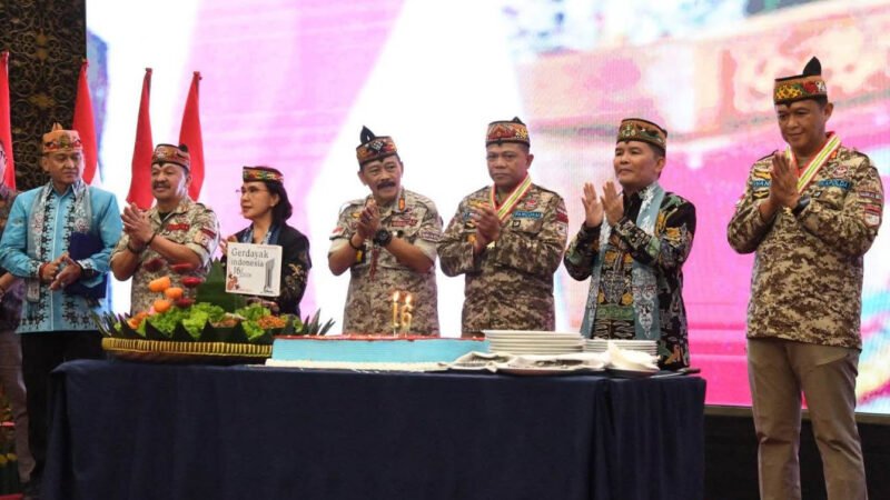 Gubernur Kalteng Ajak Jaga Persatuan di Tengah Tantangan Global pada Perayaan HUT ke-16 GERDAYAK Indonesia