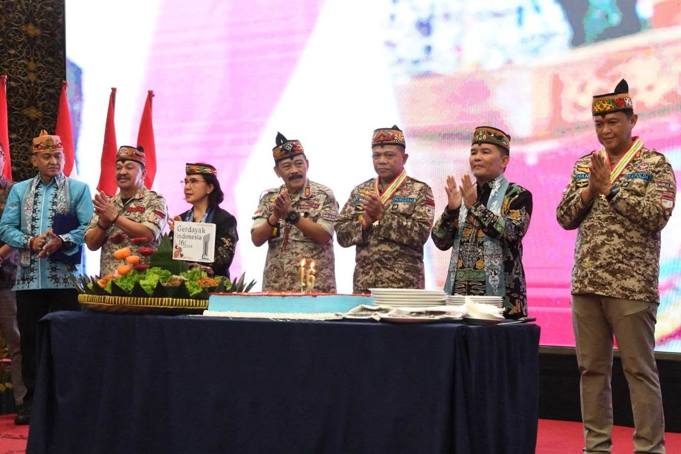 Gubernur Kalteng Ajak Jaga Persatuan di Tengah Tantangan Global pada Perayaan HUT ke-16 GERDAYAK Indonesia