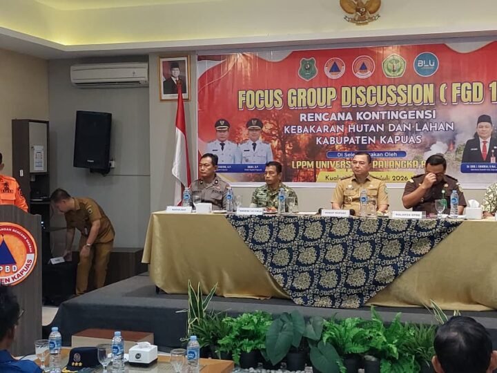 BPBD Kapuas Gelar FGD Susun Rencana Kontigensi Karhutla Tahun 2026
