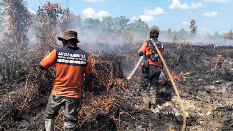 Cegah Ancaman Karhutla, BPB-PK Kalteng Intensifkan Patroli Udara dan Darat