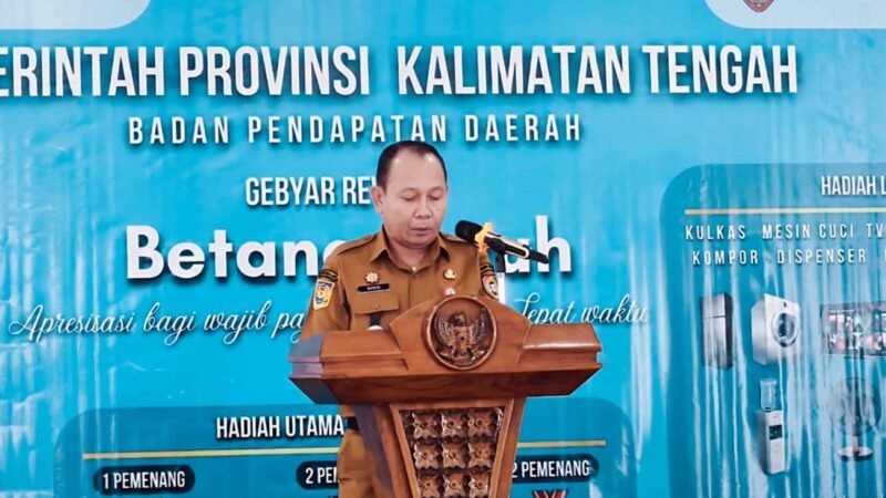 Gebyar Reward Betang Patuh 2026, Pemprov Kalteng Apresiasi Masyarakat Taat Bayar Pajak