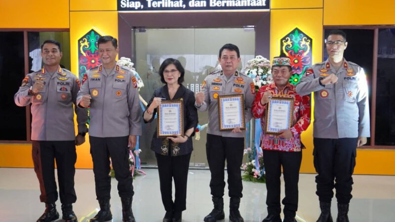 Pj. Sekda Linae Victoria Aden Hadiri Peresmian Renovasi Mako Ditsamapta Polda Kalteng 2026