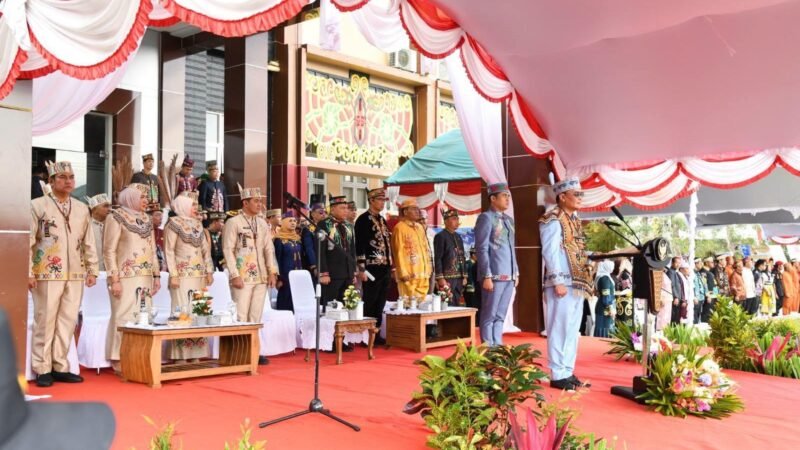 Pimpin Upacara, Gubernur Agustiar Sabran Ajak Pulang Pisau Perkuat Kemandirian Daerah di Hari Jadi ke-24