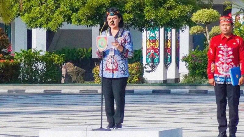 Pimpin Upacara Peringatan HAN, Sekda Kalteng Tekankan Penguatan Sinergi Penuhi Hak-hak Anak