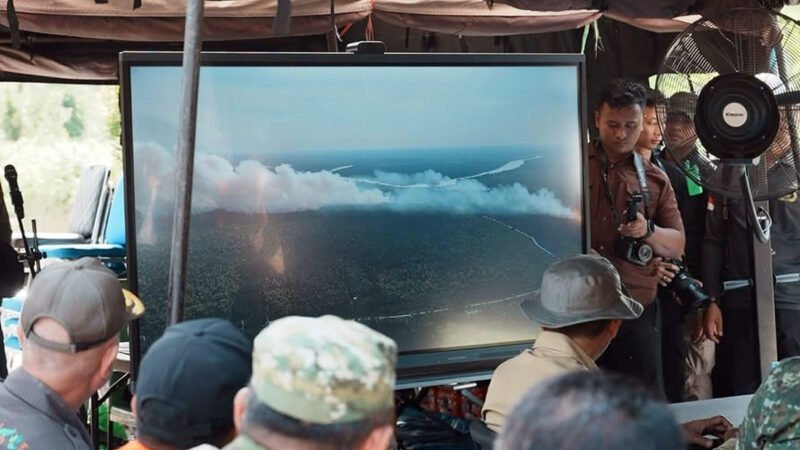 Gubernur Agustiar Sabran Tinjau Posko Penanganan Siaga Karhutla di Pulang Pisau