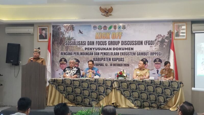 Pemkab Kapuas Susun RPPEG 2026–2056, Targetkan Rampung Akhir Tahun
