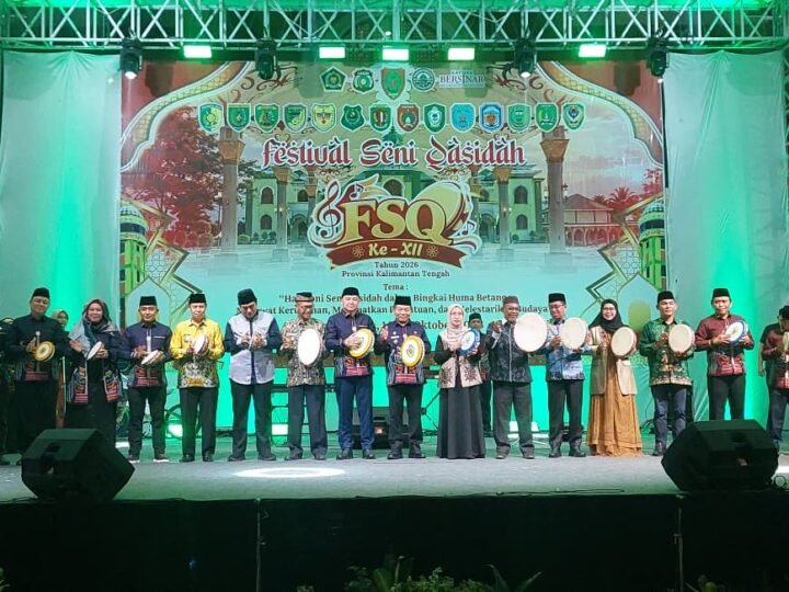 FSQ XII Tingkat Provinsi Kalteng Resmi Dibuka di Kapuas, Diikuti Kafilah Kabupaten dan Kota