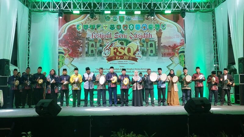 FSQ XII Tingkat Provinsi Kalteng Resmi Dibuka di Kapuas, Diikuti Kafilah Kabupaten dan Kota